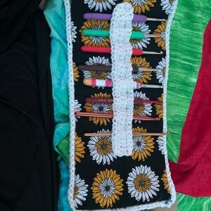 Floral Crochet Hook Organizer